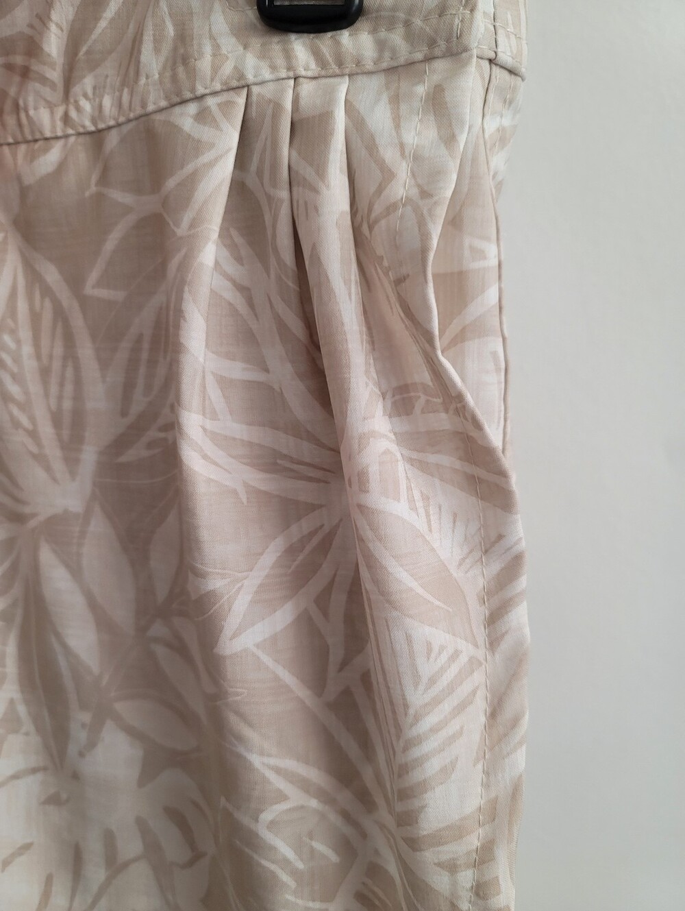 Rip Skirt Hawaii Length 3 Nice Shins Neutral Floral Pocket Wrap Tropical Small - Picture 4 of 8